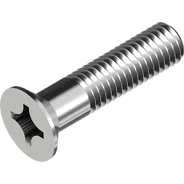 Maskinskruv försänkt skalle